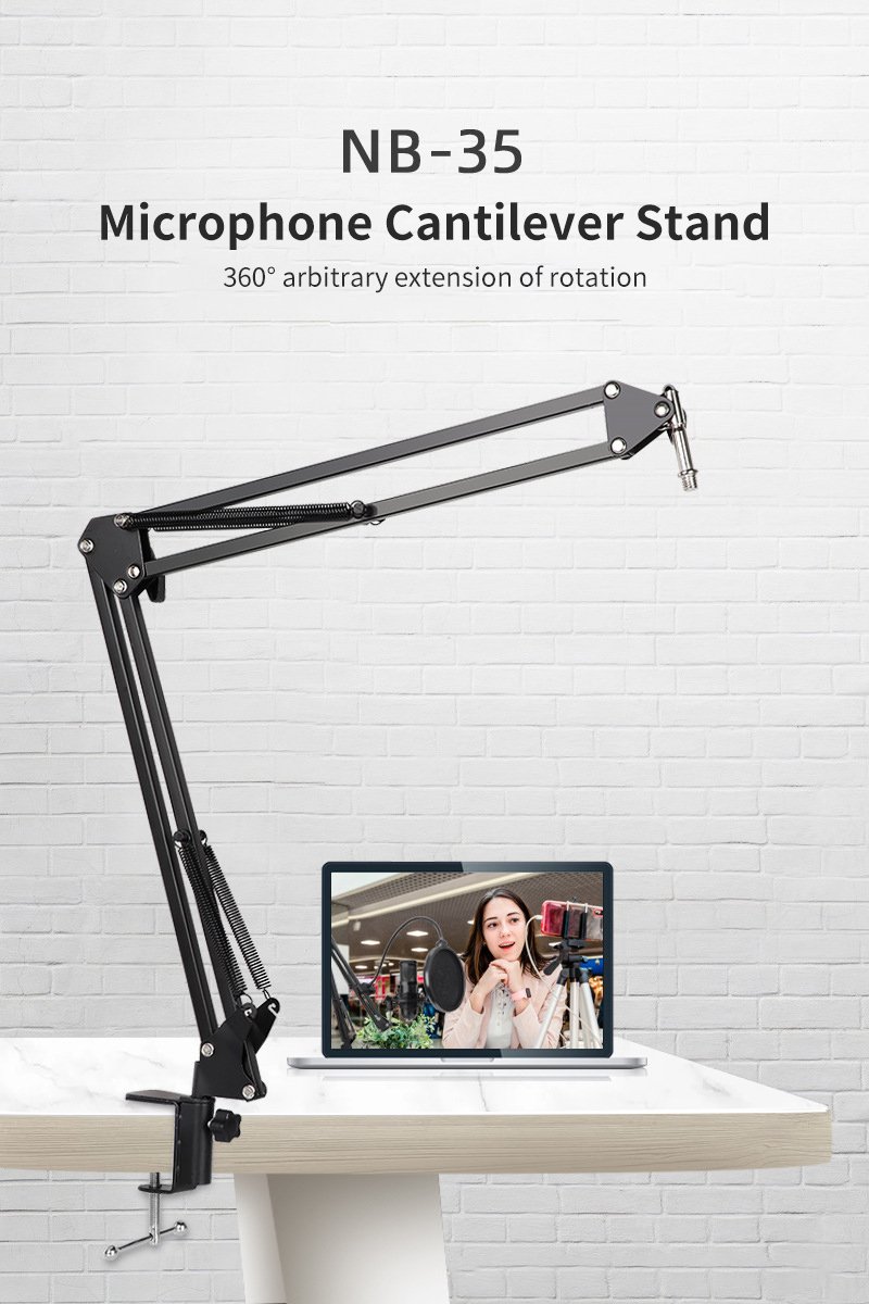 Microphone Stand Mic-NB-35 Special Gear Mic-nb-35 Cantilever Removable Telescopic Live Microphone Stand(pic5)