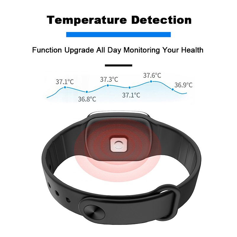 Anti-insects Device Q-m20 Ultrasonic Mosquito Repellent Bracelet With Time  Temperature Measurement(pic3)