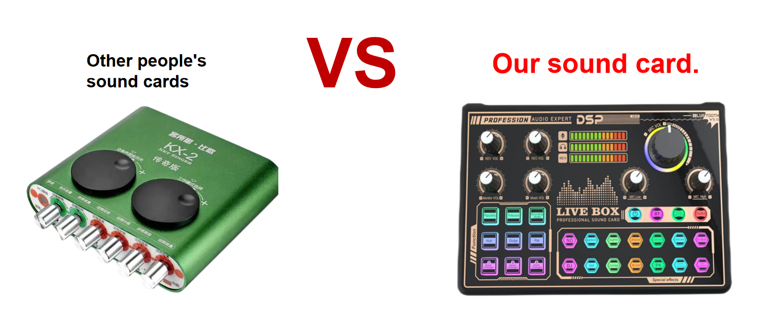 Choose a good sound card to help you gai